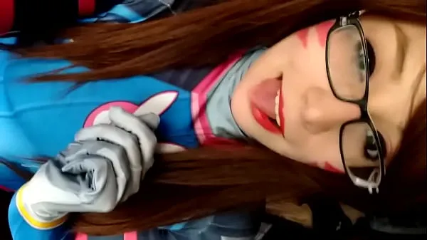 Forró D.VA Overwatch Cosplay TWERK - Britany Angelus teljes cső