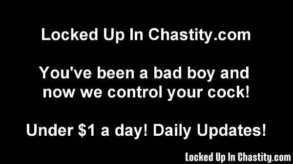 Heet How does it feel to be locked in chastity totale buis