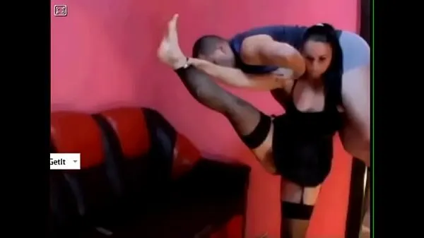 Girl Lift and Carry Guy إجمالي الأنبوبة الساخنة