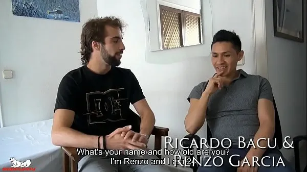 Hot Ricardo immediately sucks up Renzo uncut cock συνολικός σωλήνας