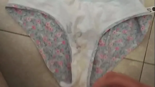 Hot cum on my wife's panties 1 Tubo totale