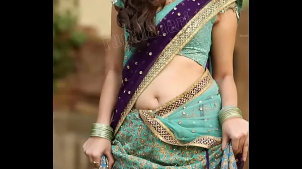 Desi Saree navel total Tube populer