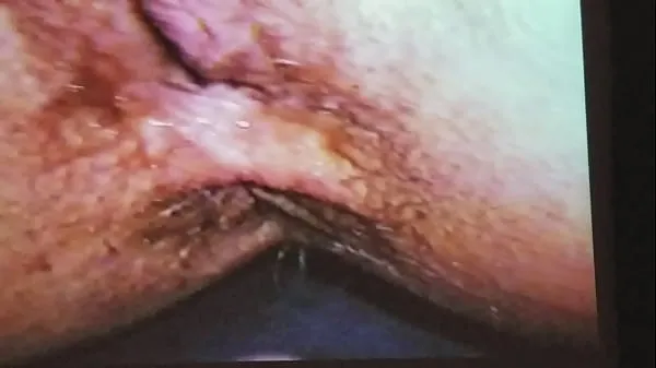 Close up anal إجمالي الأنبوبة الساخنة