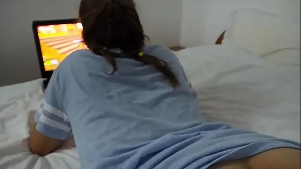 Forró Gamer Girl Fucked while Playing WoW teljes cső