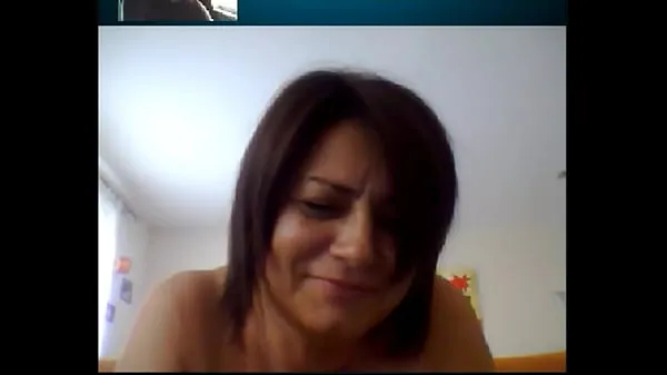 Sıcak Italian Mature Woman on Skype 2 toplam Tüp