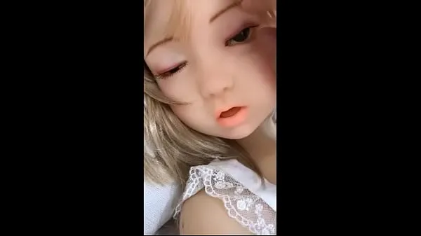 گرم 106cm Yoyo Young sex doll teen girl silicone realistic from کل ٹیوب