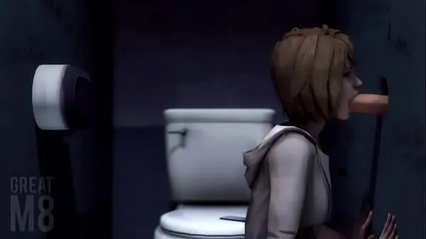 Hot Max meets a cock in the glory hole - Life is Strange - Credit on GreatM8 total Tube