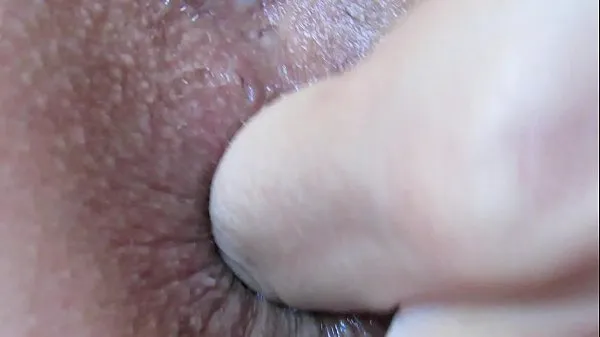 Gorąca Extreme close up anal play and fingering asshole całkowita rura