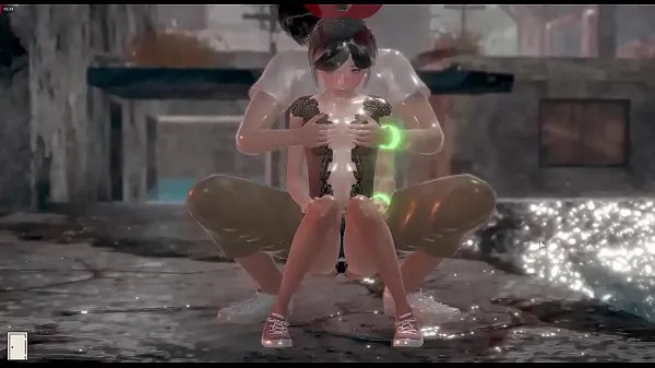 Caliente Juego de anime Hentai divirtiéndose jugando a mi hermanita tubo total