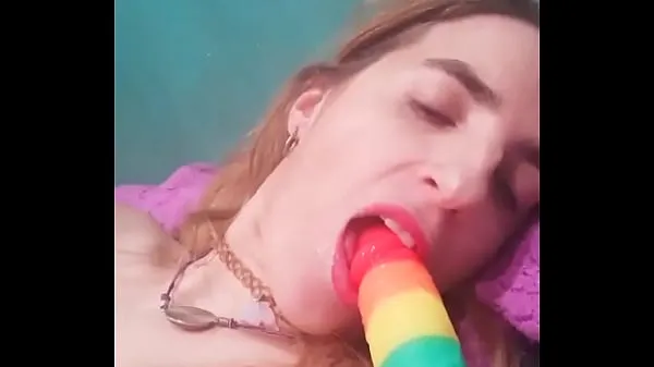 Kuuma Colorful blowjob putki yhteensä