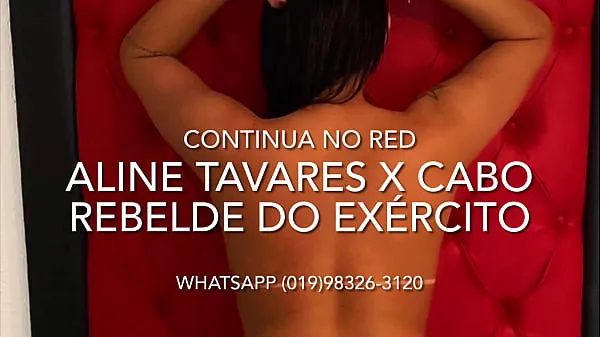 Hot Aline Tavares the most coveted transex in Campinas a BARE scene with the army corporal total Tube