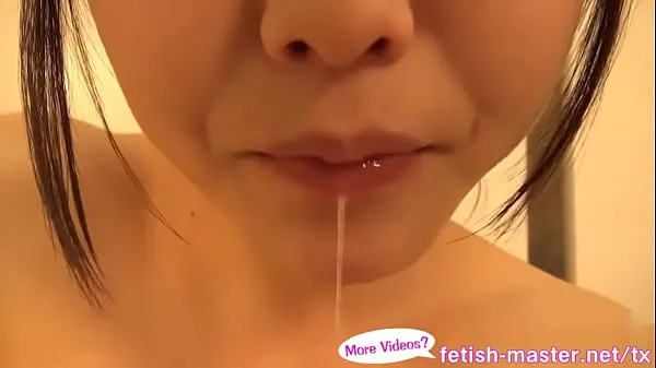 हॉट Japanese Asian Tongue Spit Fetish कुल ट्यूब