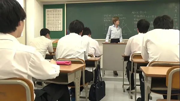 Gorąca A Married Woman Teacher Who Gets Wet 10 Times In A Cum Class That Can Not Make A Voice Mio Kimishima całkowita rura