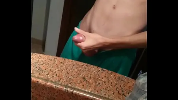 Hot cumming in the mirror i alt Tube