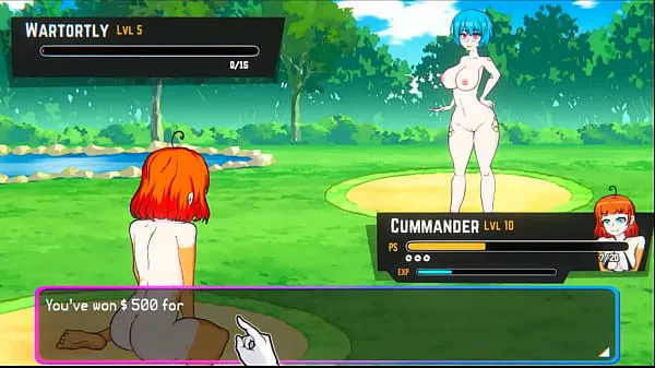 Hot Oppaimon [Pokemon parody game] Ep.5 small tits naked girl sex fight for training totalt rør