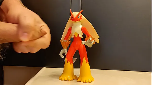 Sıcak Blaziken figure (double) (Pokemon toplam Tüp