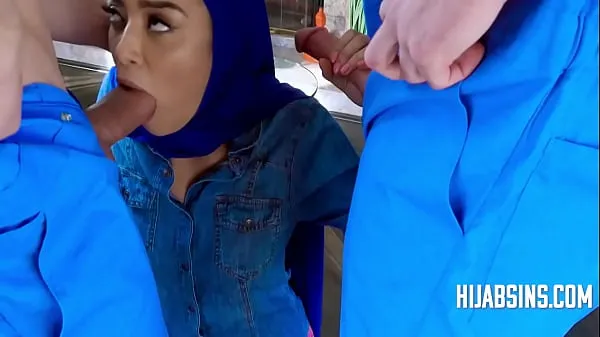 Quente Segredo Lacey do Hijab Teen usado para chantagear tubo total