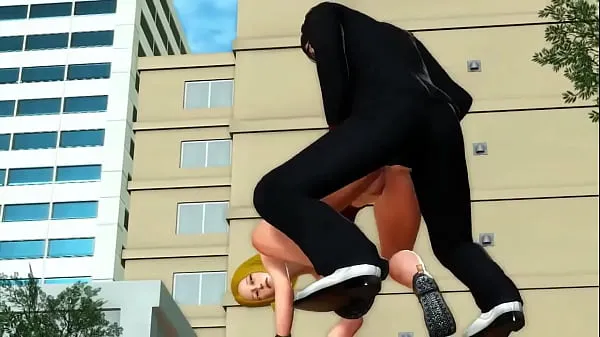 Quente Blue Mary kof cosplay fazendo sexo com um homem em um vídeo hentai quente tubo total