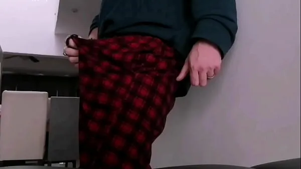 Hot Cock Stroking in PJs totalt rör