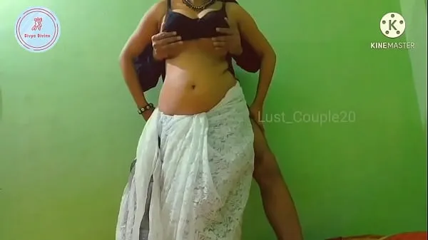 Hot Busty Indian Wife Seducing in White Saree. Riding Desperately to Satisfy Her Partner! ~ Divya Divine totalt rör