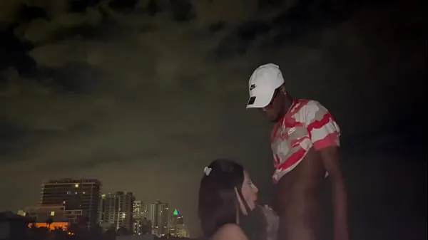 Hot BigDaddyKJ: Mexican Slut Takes Big Black Cock On Miami Beach total Tube