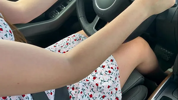 Hot Stepmother: - Okay, I'll spread your legs. A young and experienced stepmother sucked her stepson in the car and let him cum in her pussy total Tube