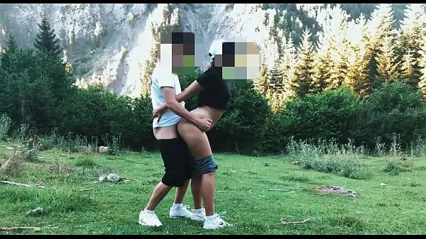 Hot Big ass tourist fucked in the forest in standing doggy style total Tube