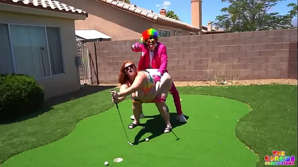 Hot Julie Ginger beat Gibby The Clown in a game of mini golf and this happened total Tube