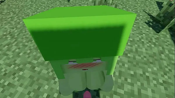 Slime Girl ~Sex~ -Minecraft Jumlah Tiub Panas