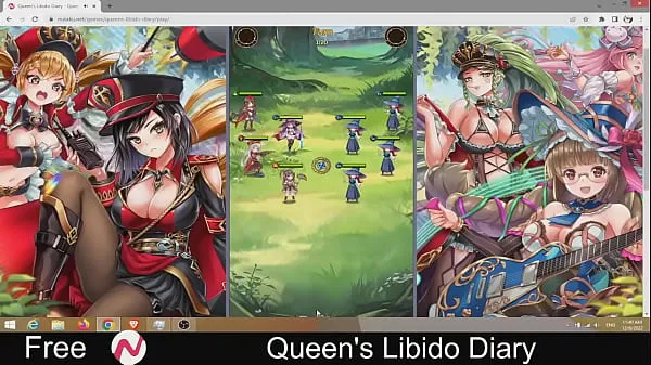 ホット Queen's Libido Diary(ヌタクの無料ブラウザゲーム)カジュアル, アクションアドベンチャー, RPG 合計チューブ