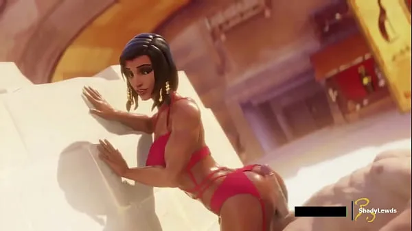 Tổng cộng Pharah Buttjob ống nóng