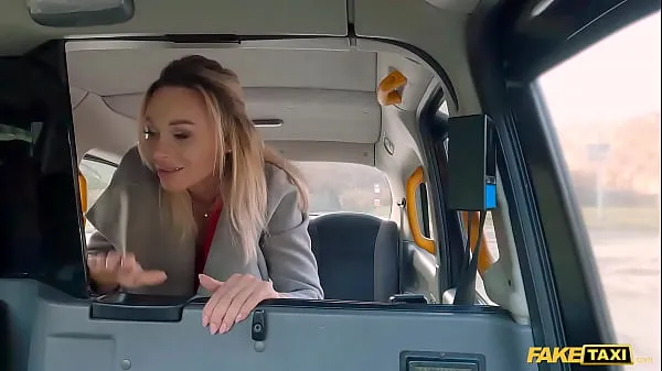 Hot Fake Taxi Blonde wearing outstanding looking red underwear take a huge cock in her pussy total Tube