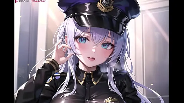 Hot Naked Big Tits Police Officer showing off her booty (with pussy masturbation ASMR sound!) Uncensored Hentai total Tube