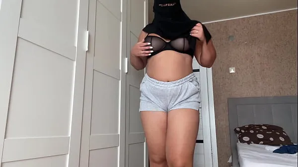 Hot Arab hijab girl in short shorts got a wet pussy orgasm total Tube