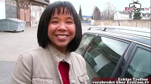 Hot German asian teen next door pick up on street for female orgasm casting total Tube