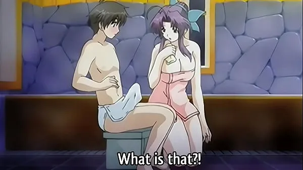 Gorąca Step Mom gives a Bath to her 18yo Step Son - Hentai Uncensored [Subtitled całkowita rura