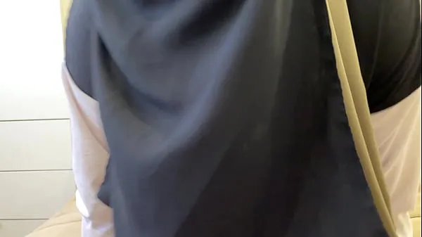 Hot Syrian stepmom in hijab gives hard jerk off instruction with talking total Tube