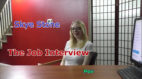 Hot Skye Stone The Job Interview Pov celková trubica