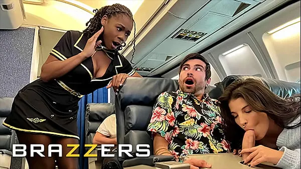 Hot Lucky Gets Fucked With Flight Attendant Hazel Grace In Private When LaSirena69 Comes & Joins For A Hot 3some - BRAZZERS total Tube